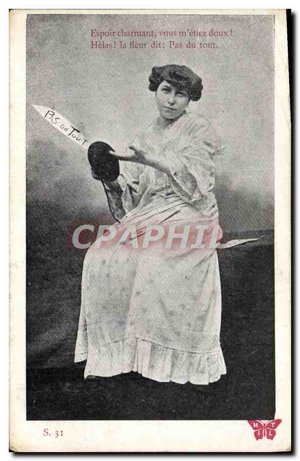 CPA Fantaisie Femme