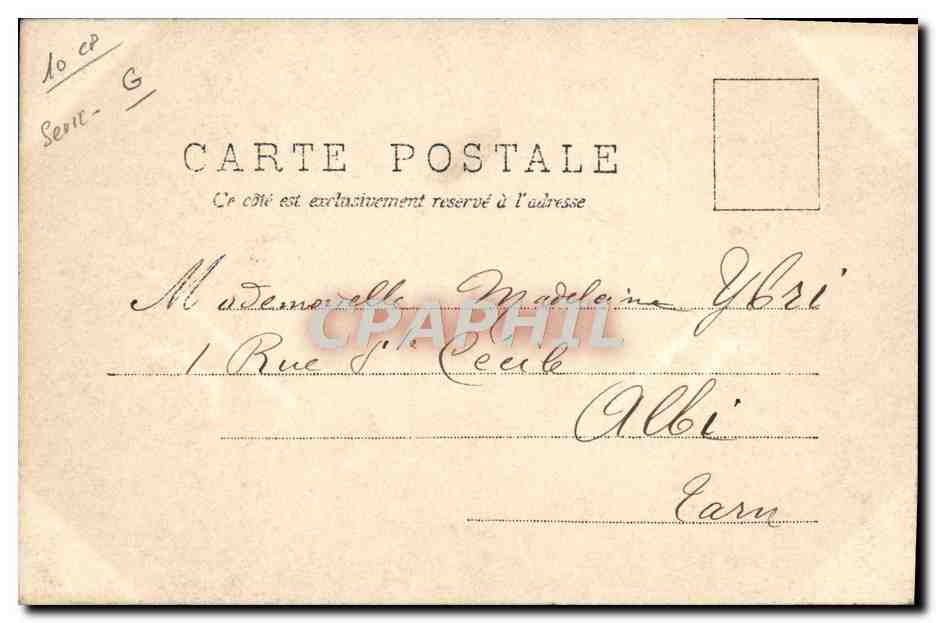 CPA Fantaisie Enfant — Verso