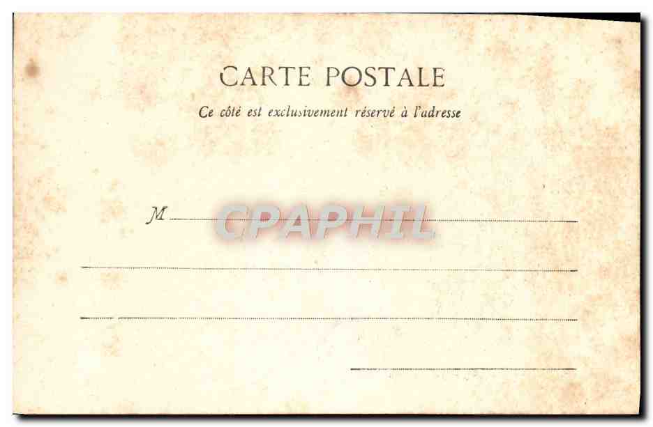 CPA Fantaisie Histoire d'un crabe Femme — Rückseite