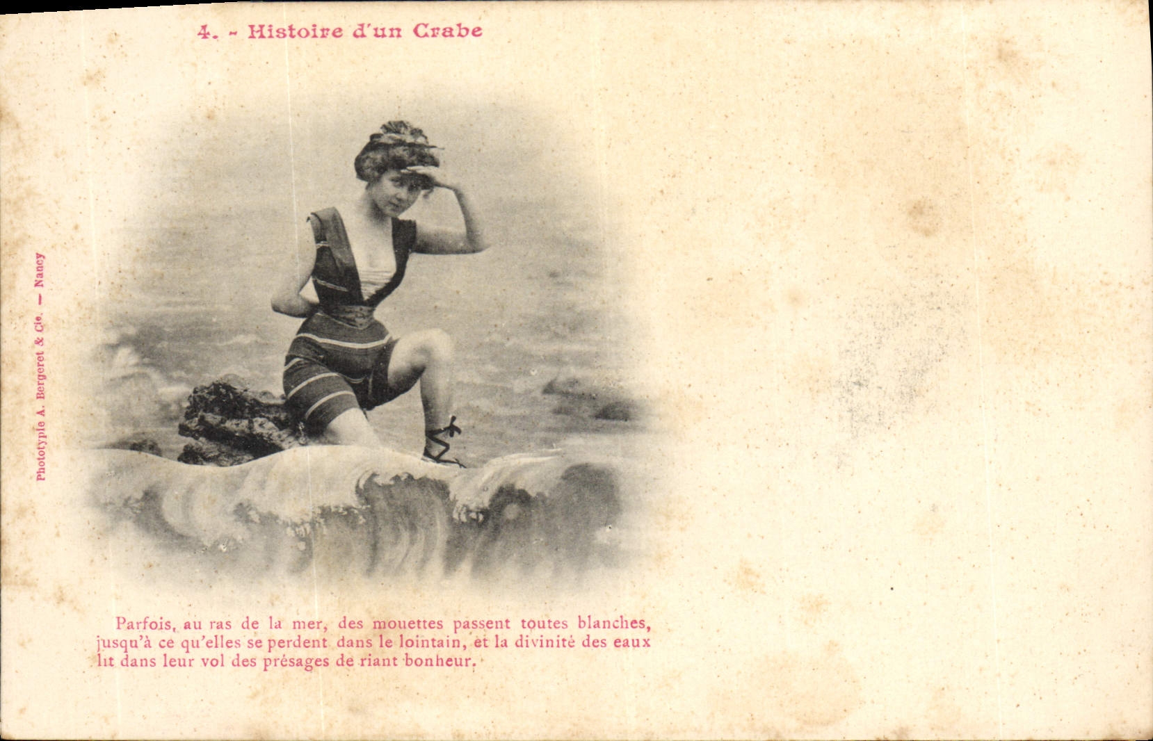 Histoire d'un Crabe — Phototypie A. Bergueret & Cie — Nancy