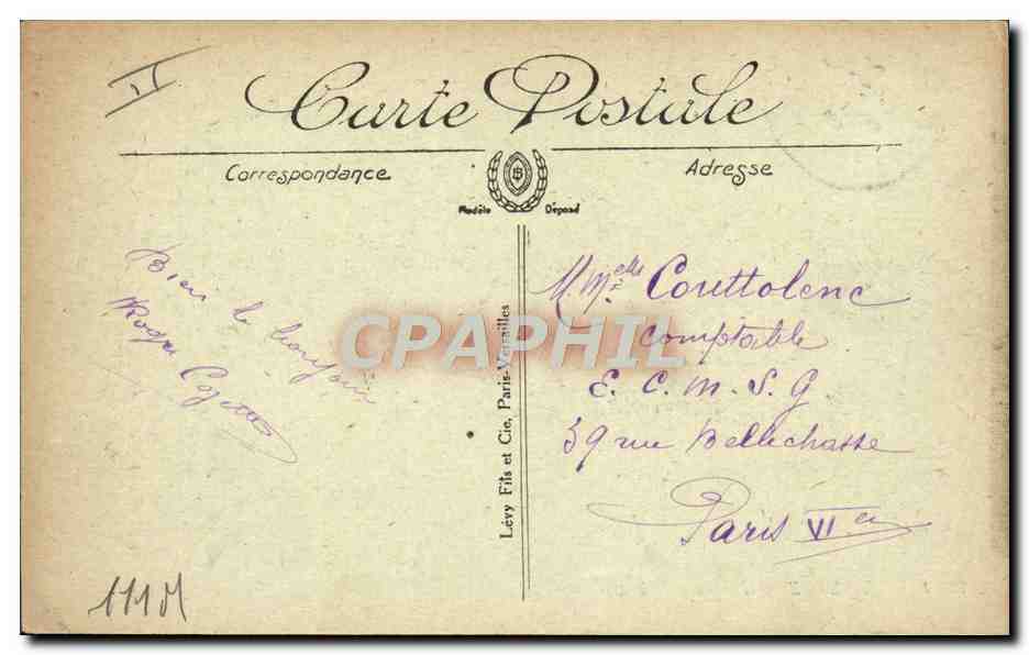 CPA Ane Mule Berck Plage Promenade a anes  — Rückseite