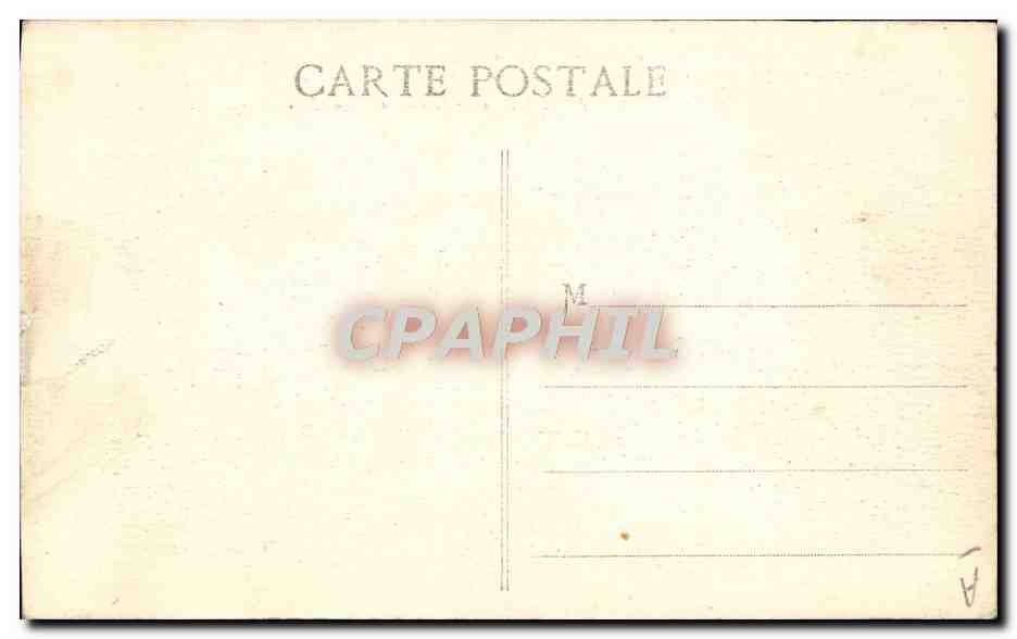 CPA Ane Mule Camp de Hindous a Marseille Charette pour le transport de munitions Militaria — Rückseite
