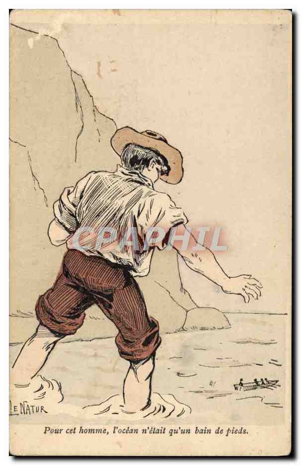 CPA Fantaisie Illustrateur Le Natur Geant