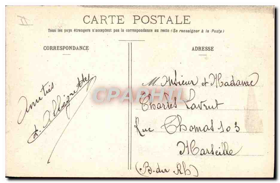 Scène de soldats en réquisition — caricature politique — E. A. PARIS, Déposé. — Verso