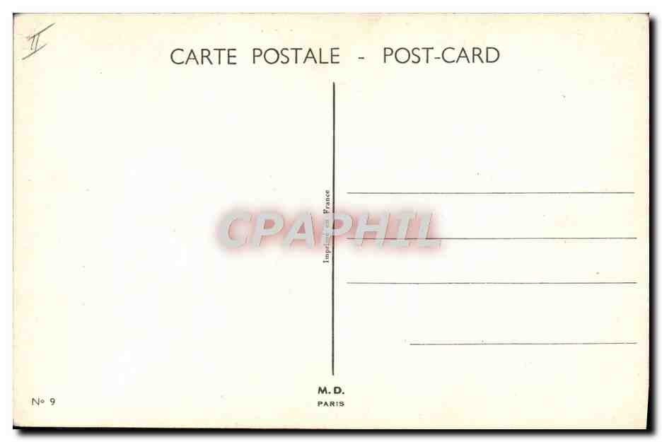 CPA Militaria Infirmerie  — Verso