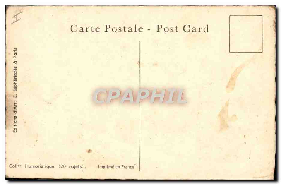 Soldats en permission — humoristique — Éditions d'Art: E. Séphériades à Paris — Reverso