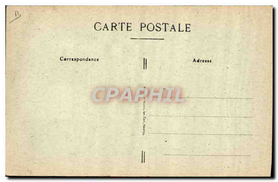 CPA Folklore Noce bretonne L'arrivee des maries Mariage  — Verso