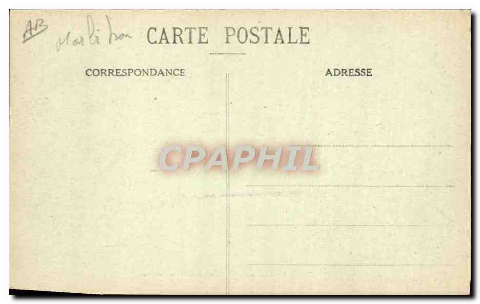 CPA Folklore Environs de Lorient Un cortege de noce  — Verso