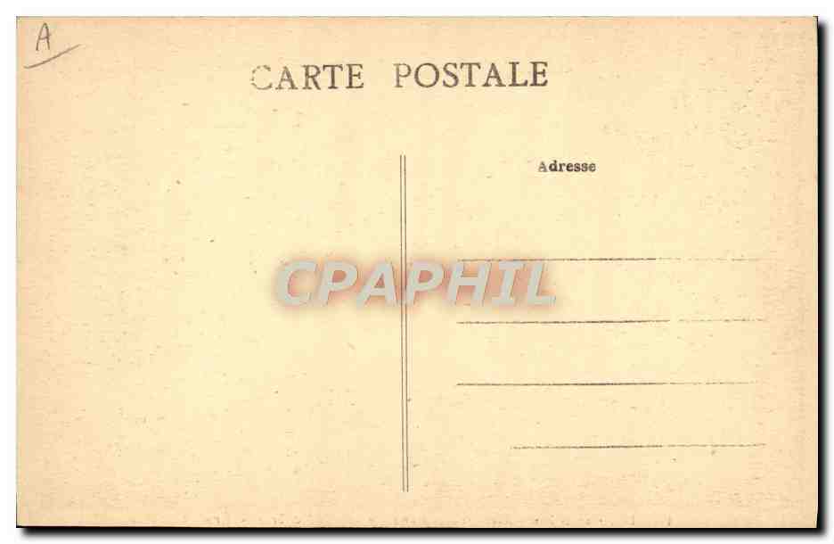 CPA Folklore Le tireur de bonne aventure Costumes de fete de Scaer et Bannalec  — Verso