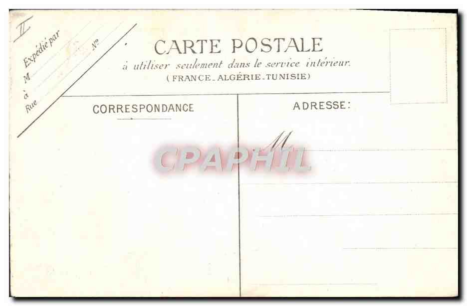 CPA Experience de Telegraphie sans fil Femme  — Rückseite