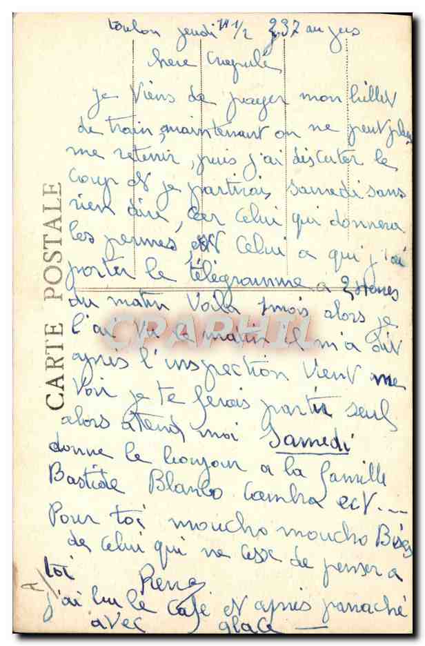 CPA Telegraphie Ecole de TSF Fete historique Le defile  — Rückseite