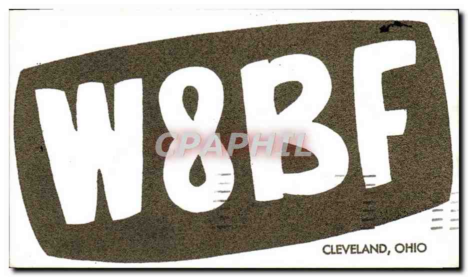 W8B8BF — Call sign de radio — Cleveland, Ohio