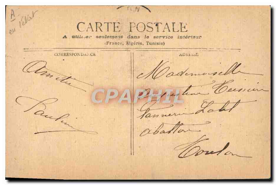 CPA Fantaisie Danse Piodi Opera Danse  — Rückseite