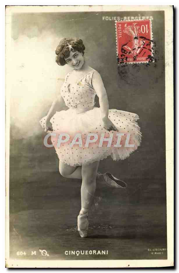 CPA Fantaisie Danse Paris Folies Bergeres Cinquegrani