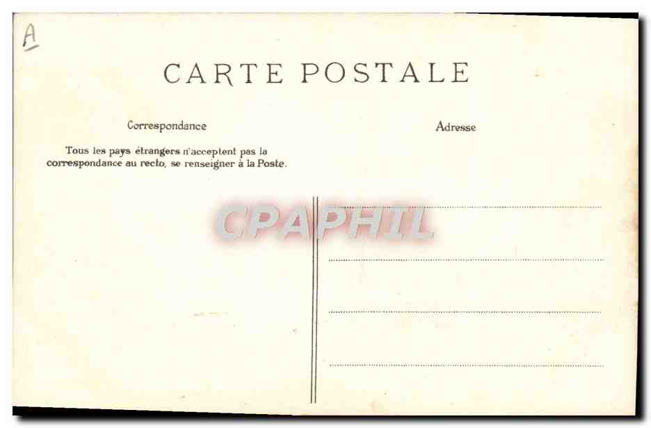 CPA Folklore Une rencontre pastorale Chien Moutons — Verso