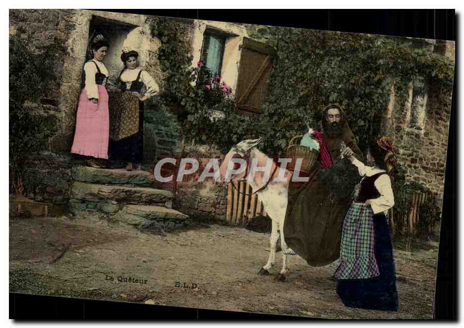 Le Quêteur — scène de village — B.L.D.