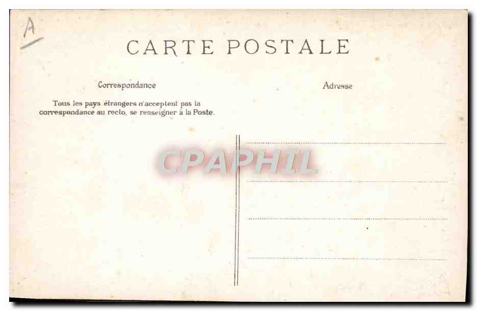CPA Folklore La main chaude mais le coeur froid  — Verso