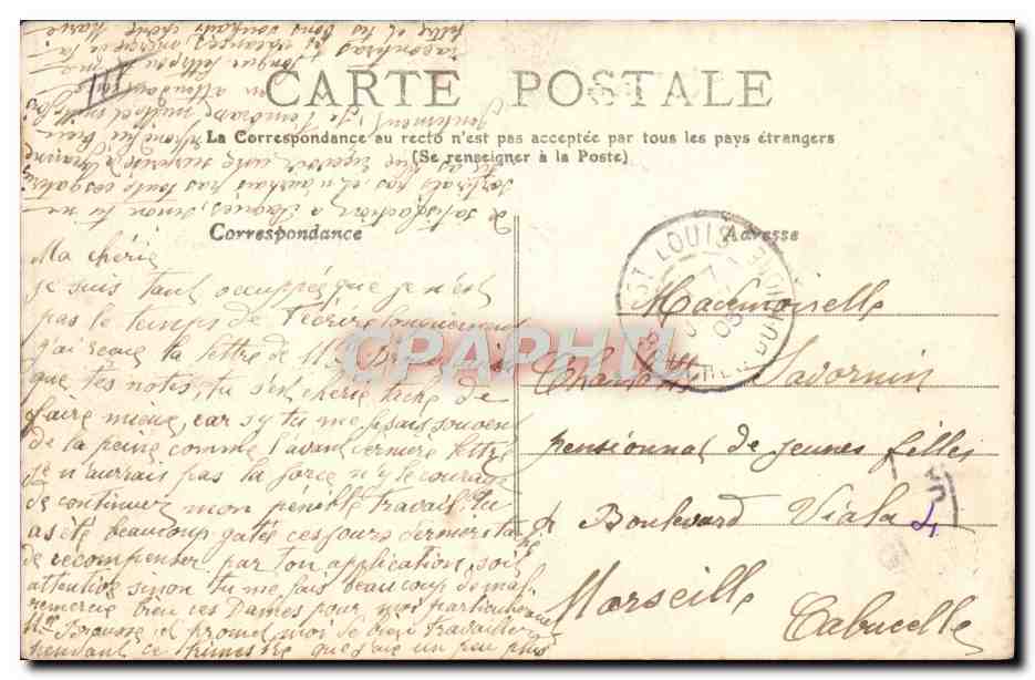 CPA Folklore Scenes champetres Ca mort Peche Pecheur  — Verso