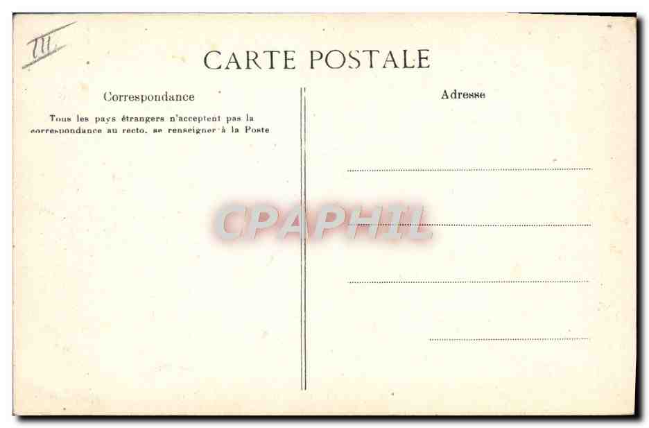 CPA Folklore Le nid — Verso