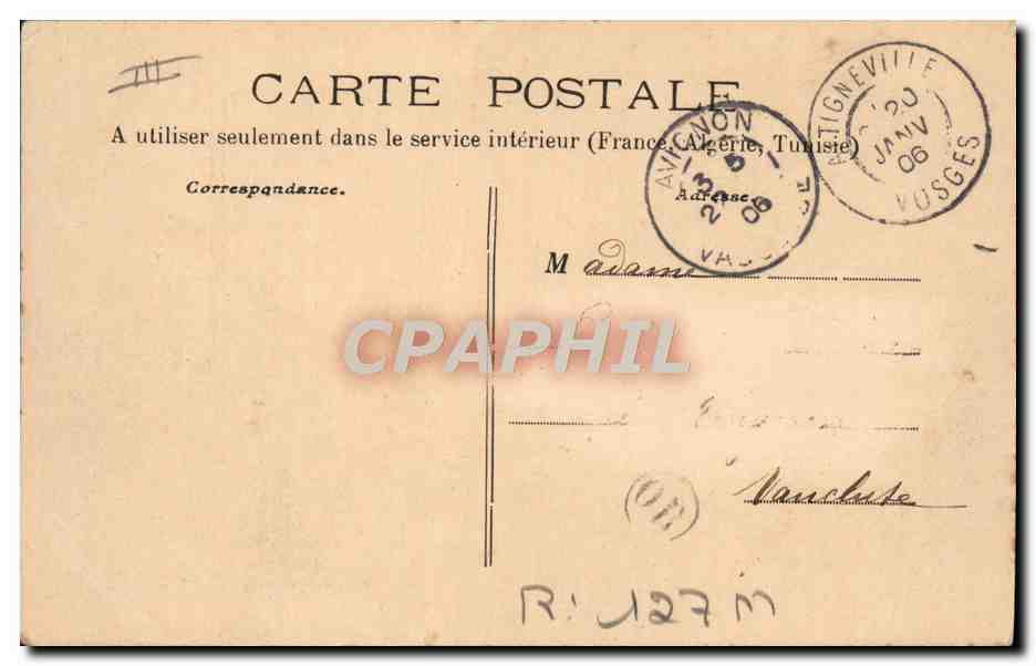 CPA Folklore Souvenir de Lorraine A la campagne Boeufs — Rückseite