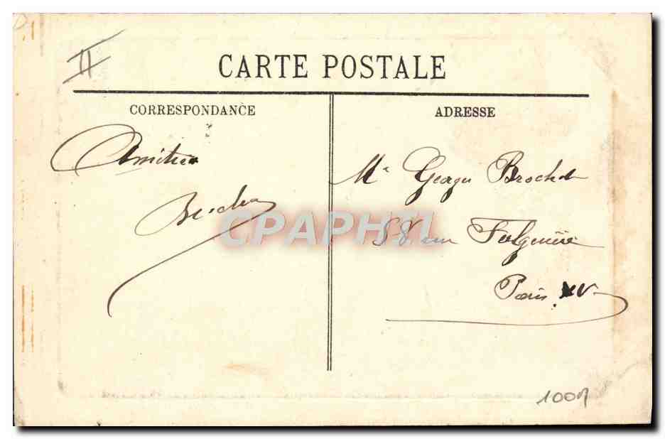 Partida del Transbordador "Invicta" — Boulogne-sur-Mer — editor no identificado — Reverso