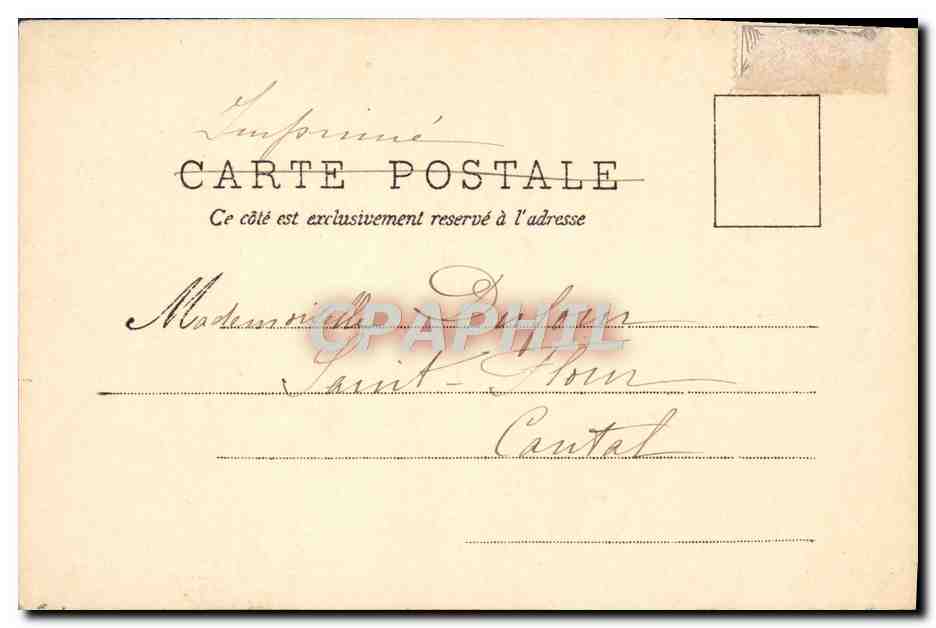 CPA Fantaisie Femme Marin — Verso