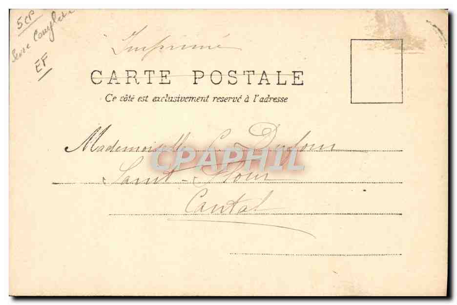 Scène de pêcheurs et de religieuse — A.N. Paris — n° 851 — Achterkant