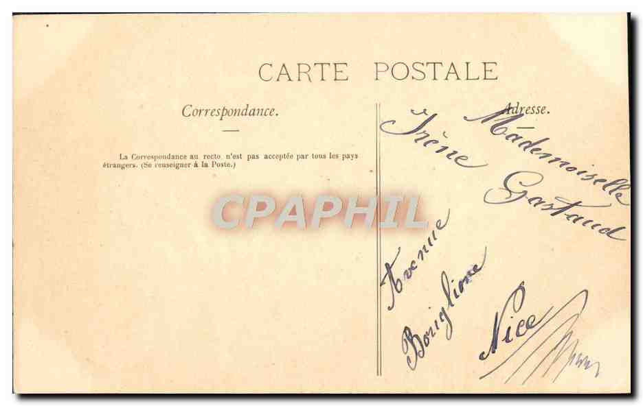 CPA Fantaisie Femme Idylle Louis XIV — Verso
