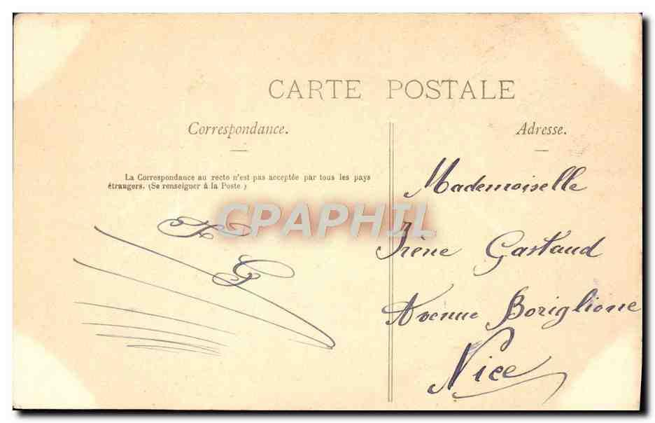 Idylle Louis XIV — scène d'hôtel — éditeur La Mauberge n°2 — Verso
