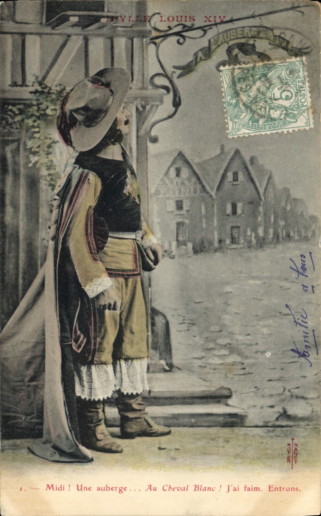 Idylle Louis XIV — Auberge Au Cheval Blanc — éditeur Lauberg & Cie