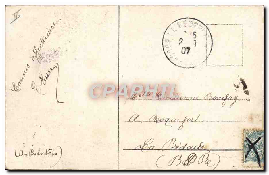 CPA Fantaisie Enfant Lait Biberon — Rückseite