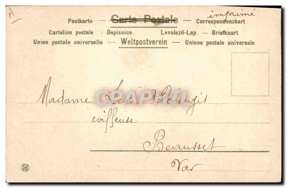 CPA Fantaisie Enfant lait Biberon — Rückseite