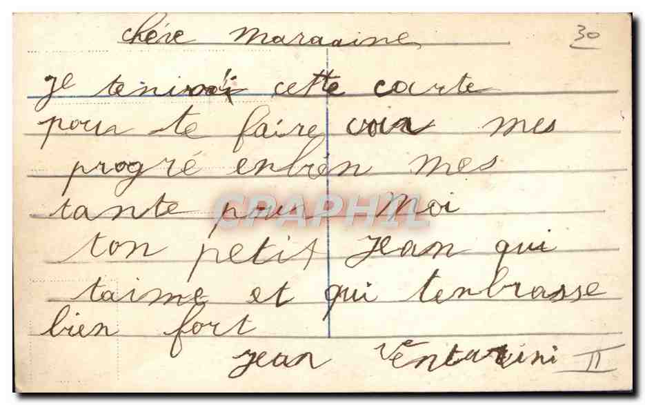 CPA Fantaisie Enfants — Rückseite