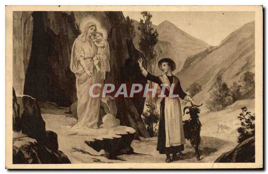 CPA Chevre Notre Dame de Lans Apparition de la Sainte Vierge a la grotte des Fours 