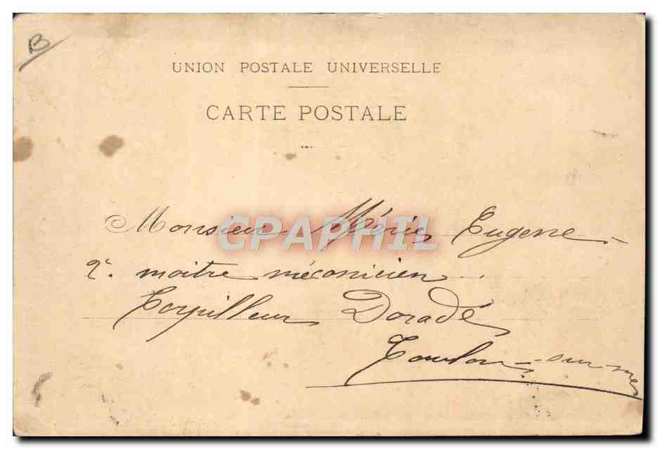 Vue générale prise de Sainte-Anne — Toulon — Imp. Mouton — Achterkant