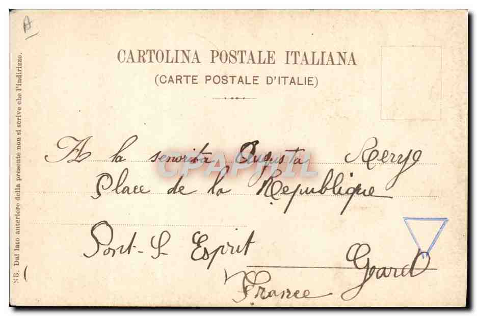 Apertura della Porta Santa da S.S. Leone XIII — Année Sainte — Officina Poligrafica Romana e Ing. P. Becchini, Roma — Reverso