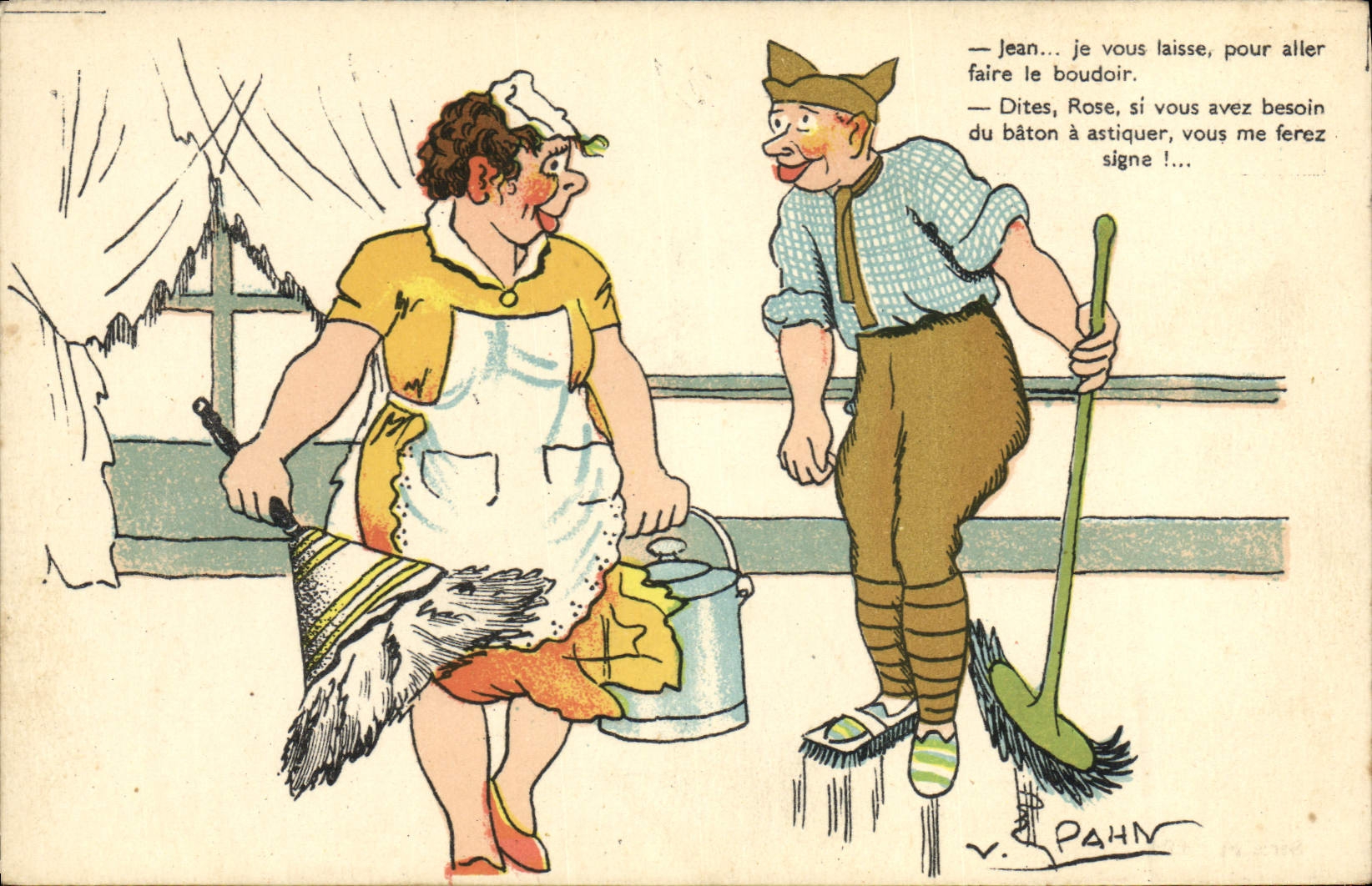 Scène de ménage — humour domestique — V. PAHN