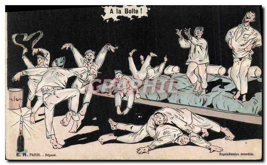 Carnaval dans un bataillon — E. R. PARIS - Déposé.