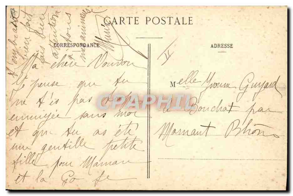 CPA Fantaisie Militaria Nos dragons Cheval Le mannequin en promenade Chien  — Rückseite