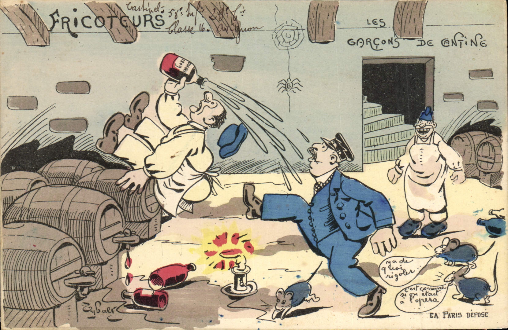 Les Garçons de l'Enting — Fricotours — Éditeur EA Paris Déposé