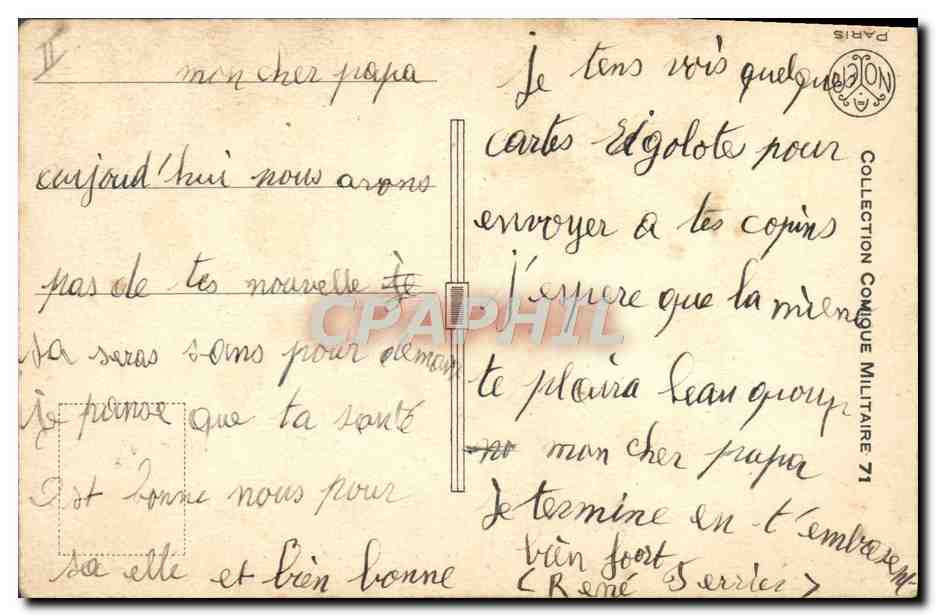 Deux soldats en uniforme bleu — caricature humoristique — Charlin — Reverso
