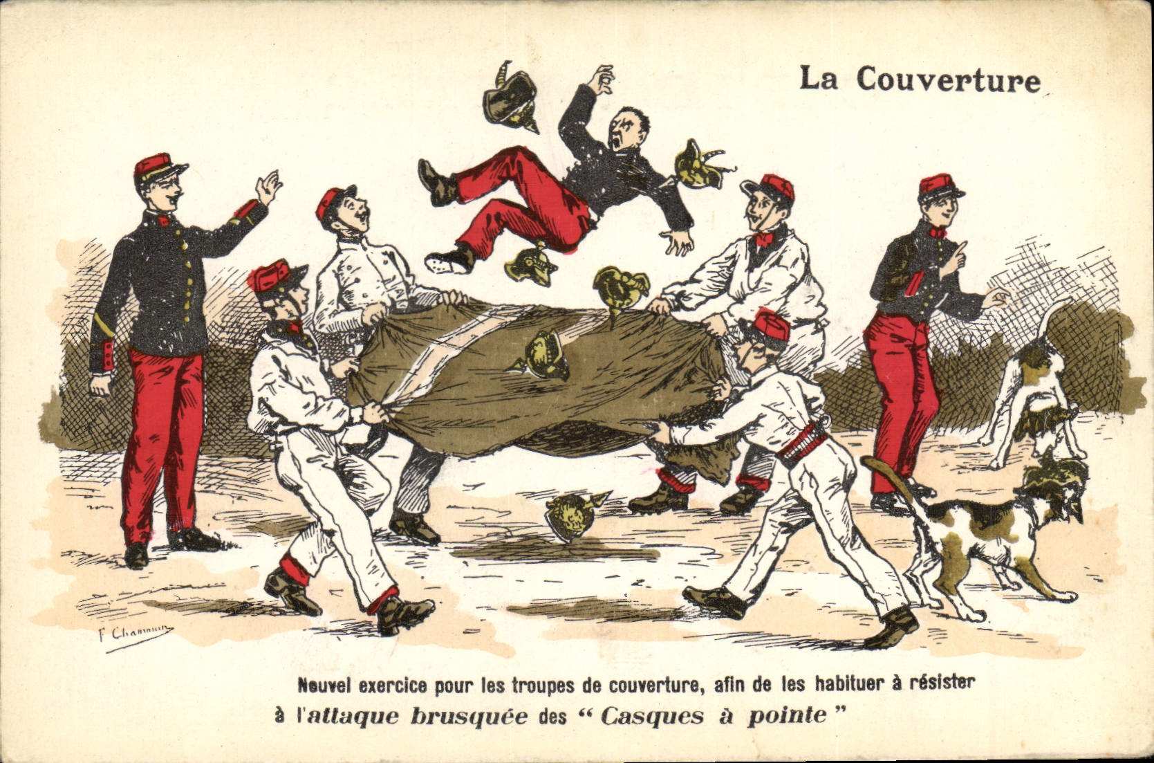 La Couverture — Nouvel exercice pour les troupes de couverture — F. Chaminade