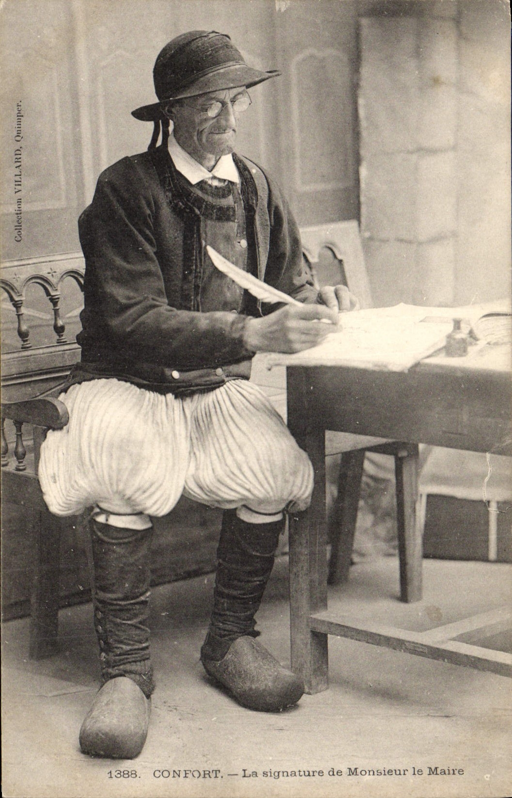 Confort — La signature de Monsieur le Maire — Collection VILLARD, Quimper