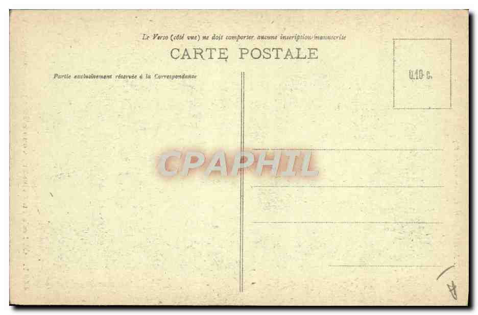 CPA Folklore Bretagne Femme  — Verso