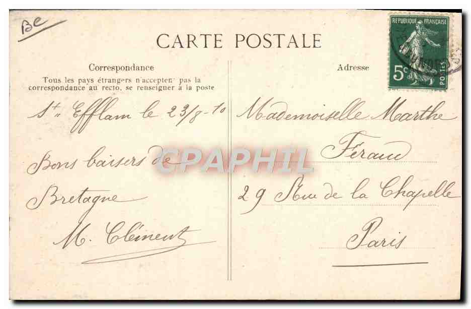 Nos marins bretons — Trois vieux loups-de-mer prenant la bonne bolée de cidre — série 270, éditeur Gild — Verso