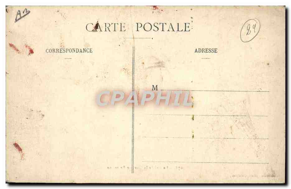 CPA Folklore Le bal de la Gavotte bretonne  — Rückseite