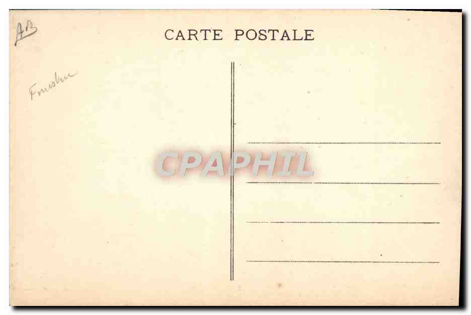 Weben von Sieben und Siebenkörben in einer Familie von BANNALEC — (Serie der bretonischen Industrien) — Sammlung Chirard, Quimper — Rückseite