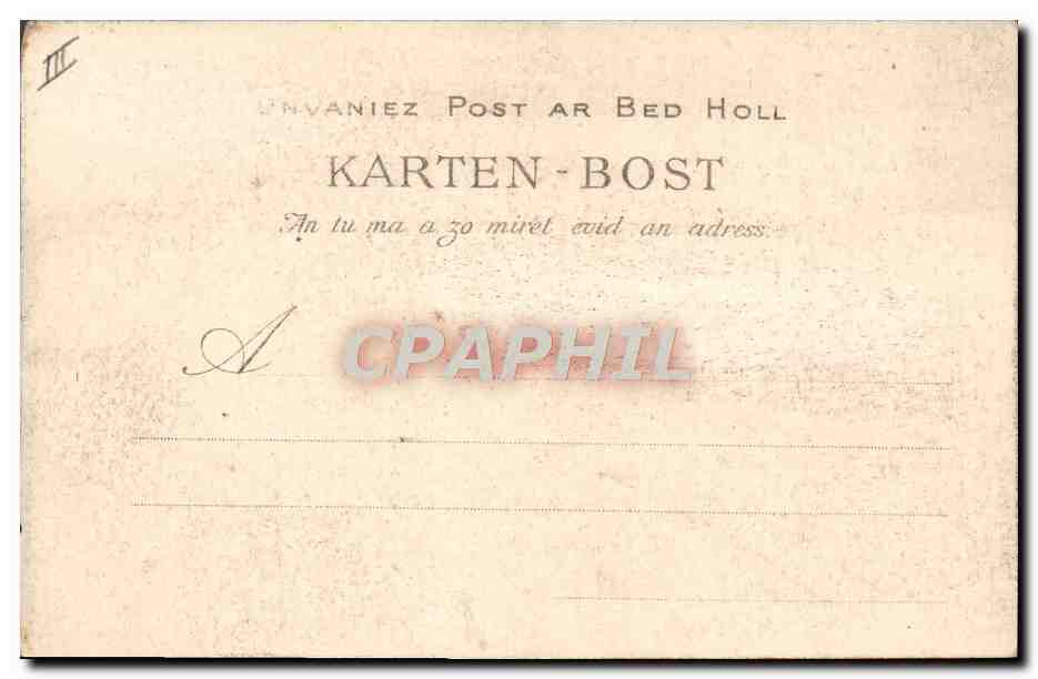 Pont-L'Abbé — Une Bigoudène — Collection Virland, Quimper — Verso