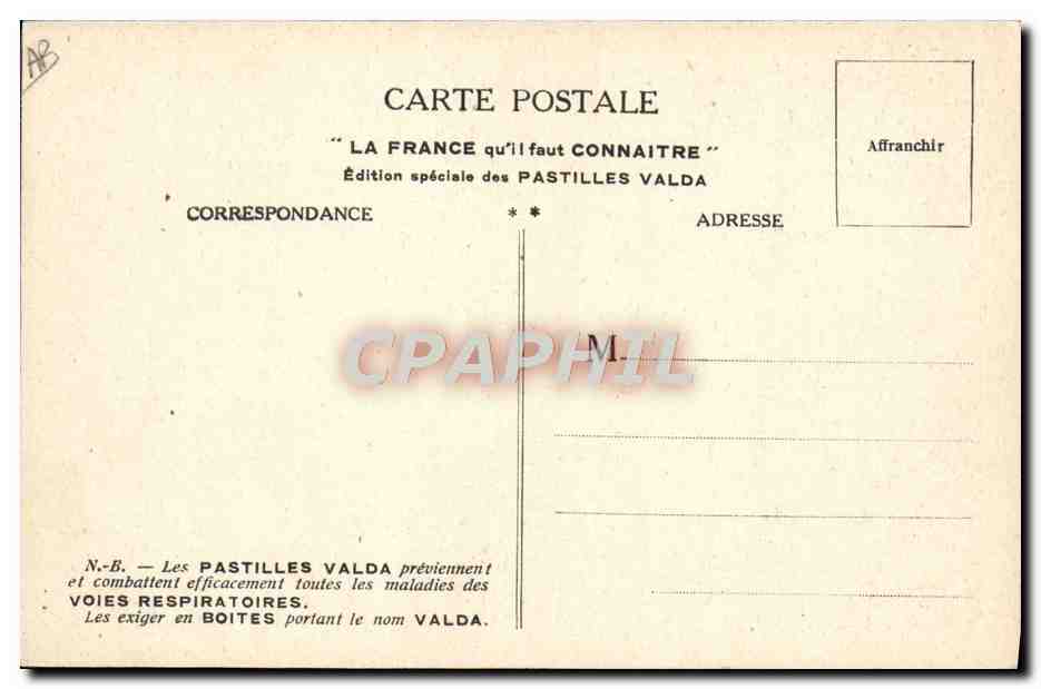 Laon — Cathédrale Saint-Martin et Porte d'Anion — Édition spéciale Pastilles Valda — Reverso