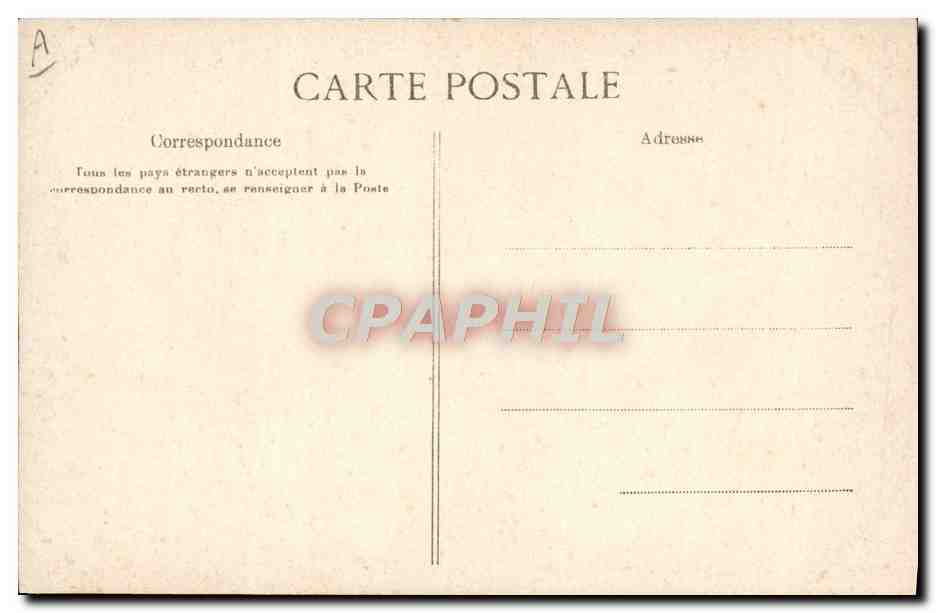 CPA Folklore Une visite a la ferme Ane Mule Attelage  — Verso